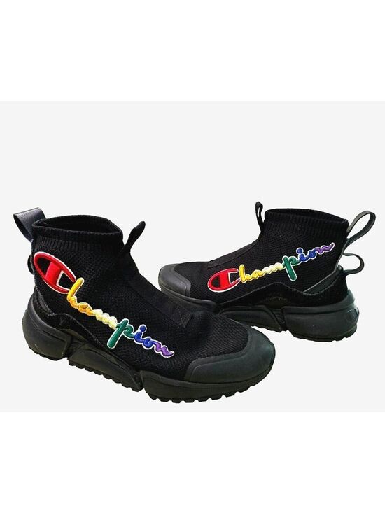 Champion Other - Champion Youth RF Mid Top Pull On Sneakers Rainbow Sneakers Boys US 5.5/EU 38